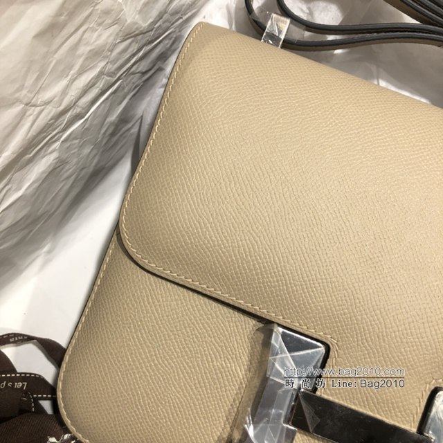 Hermes空姐包 愛馬仕Constance方胖子半手工 Epsom掌紋小牛進口皮 Hermes單肩斜挎包  tdh2091